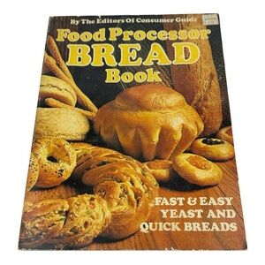 Vintage Food Processor Bread Book